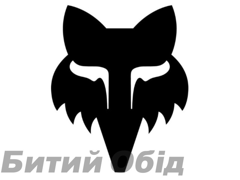 Наліпка FOX HEAD DIE CUT 7 [Black]